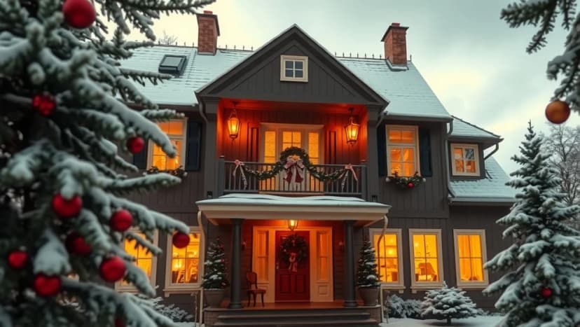 Jul på herrgård i Dalarna