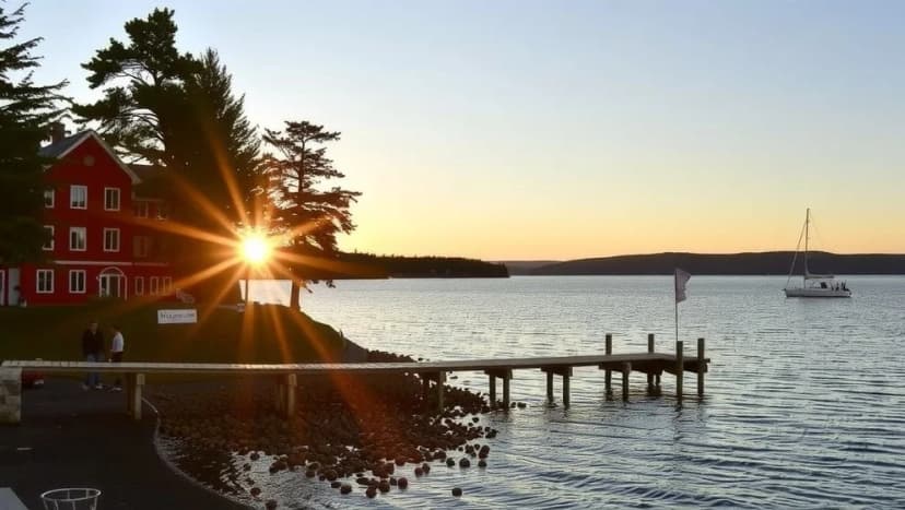 Hotell i Askersund vid Vätterns strand