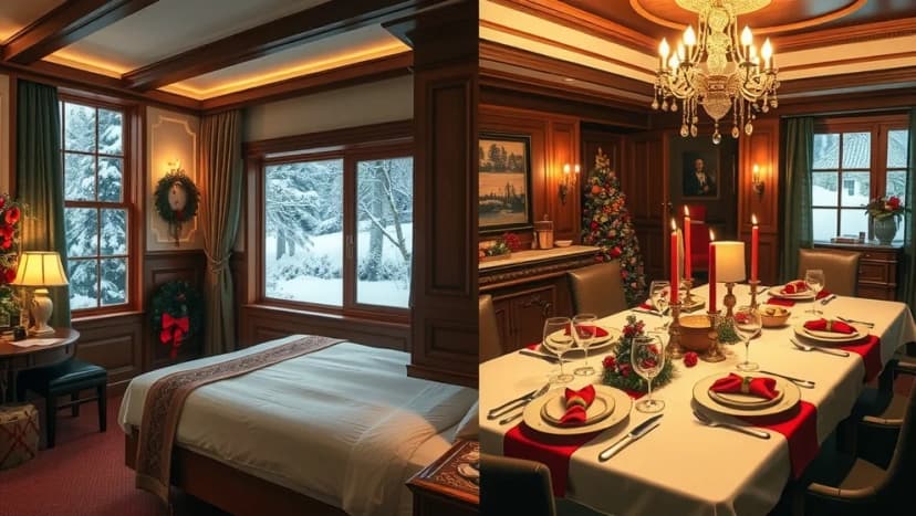 Julbord med övernattning blir en helt ny upplevelse