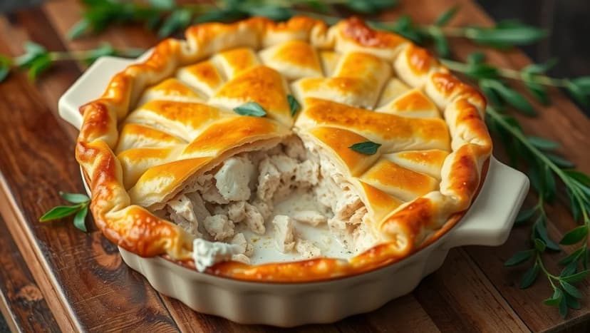 Kycklingpaj med fetaost recept